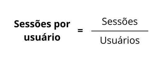 Fórmula de sessões por usuários do GA4